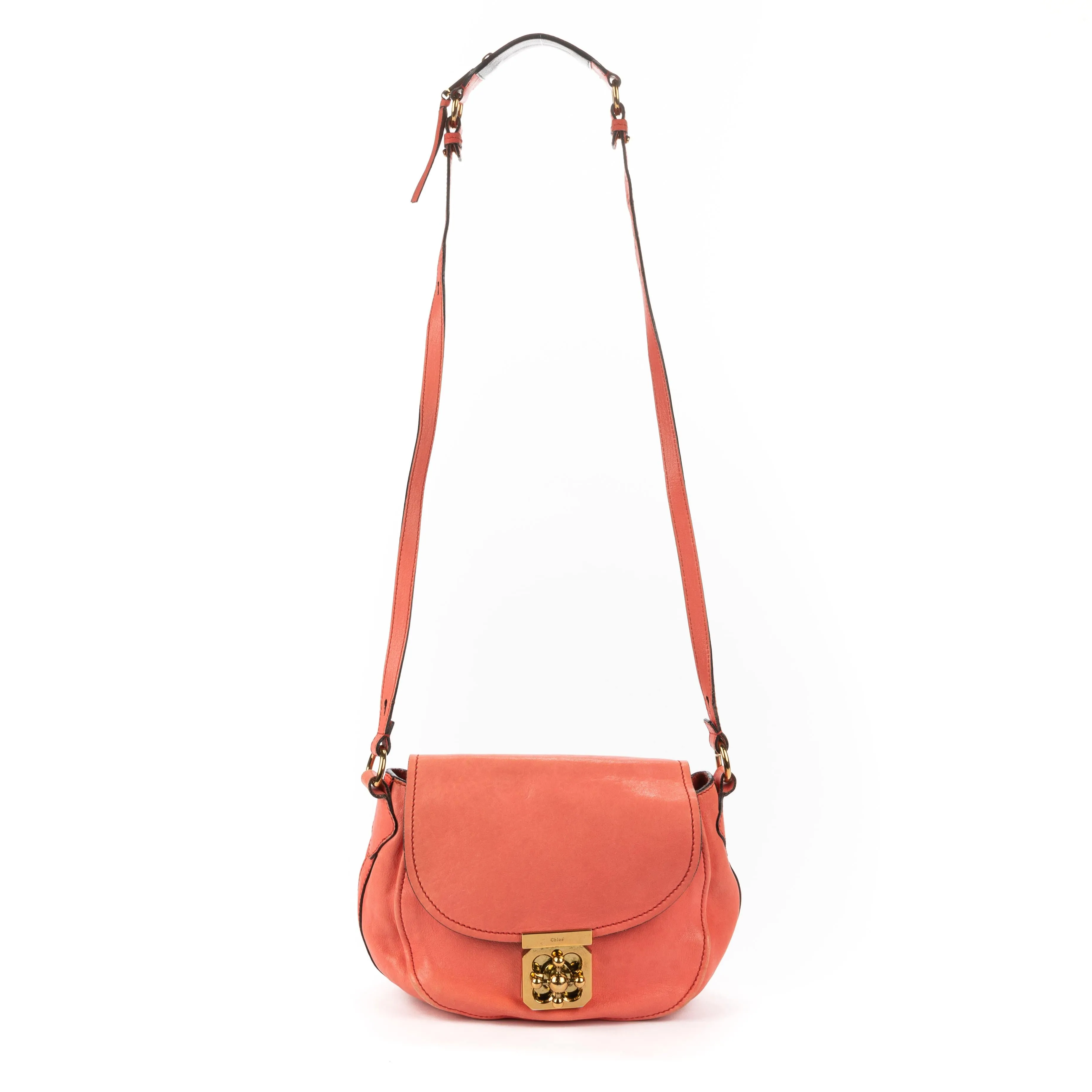 Chloe Elsie Coral Pink Shoulder Flap - AWL1285