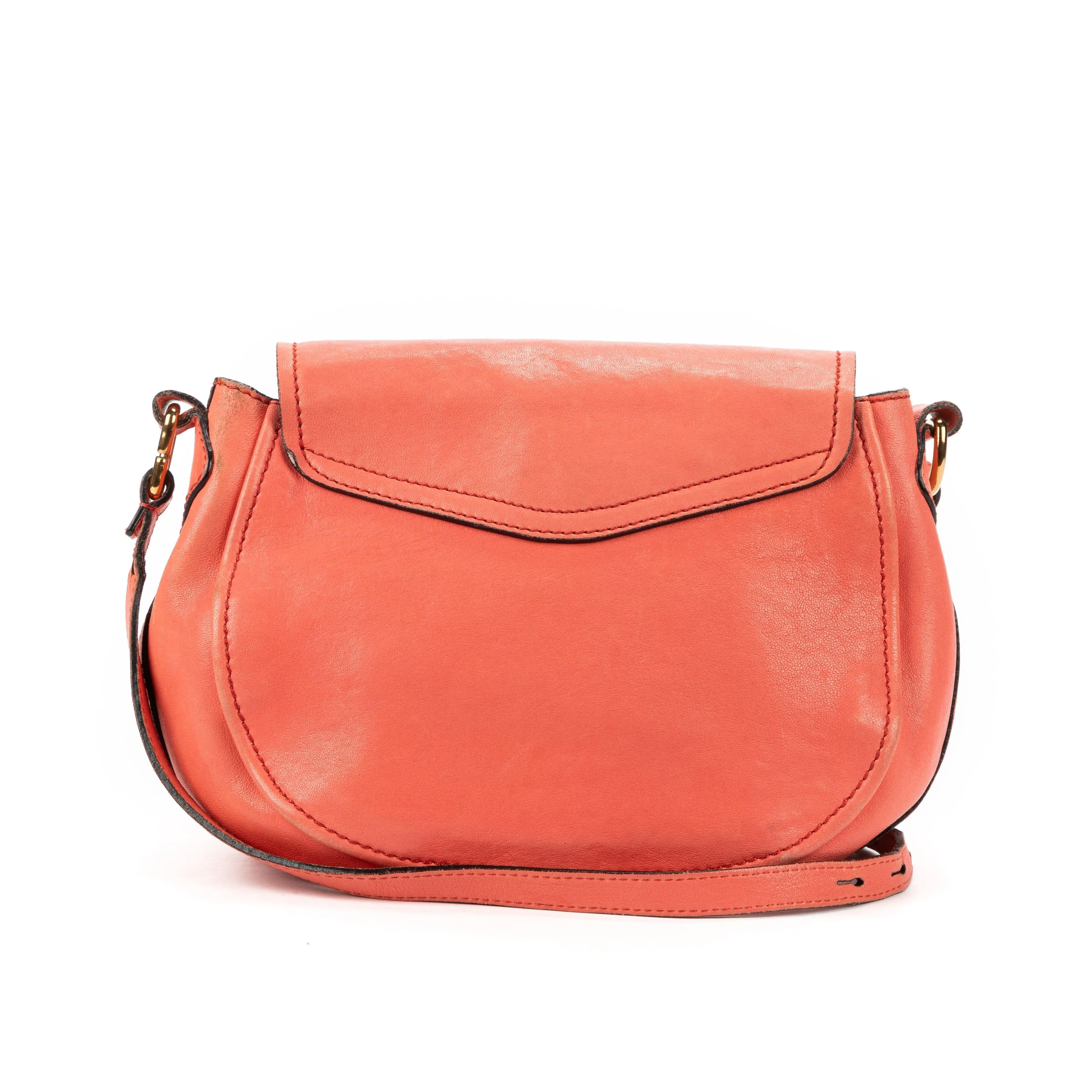 Chloe Elsie Coral Pink Shoulder Flap - AWL1285