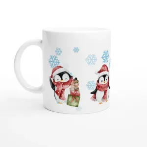 Christmas Penguins Mug | Cute Holiday Mug