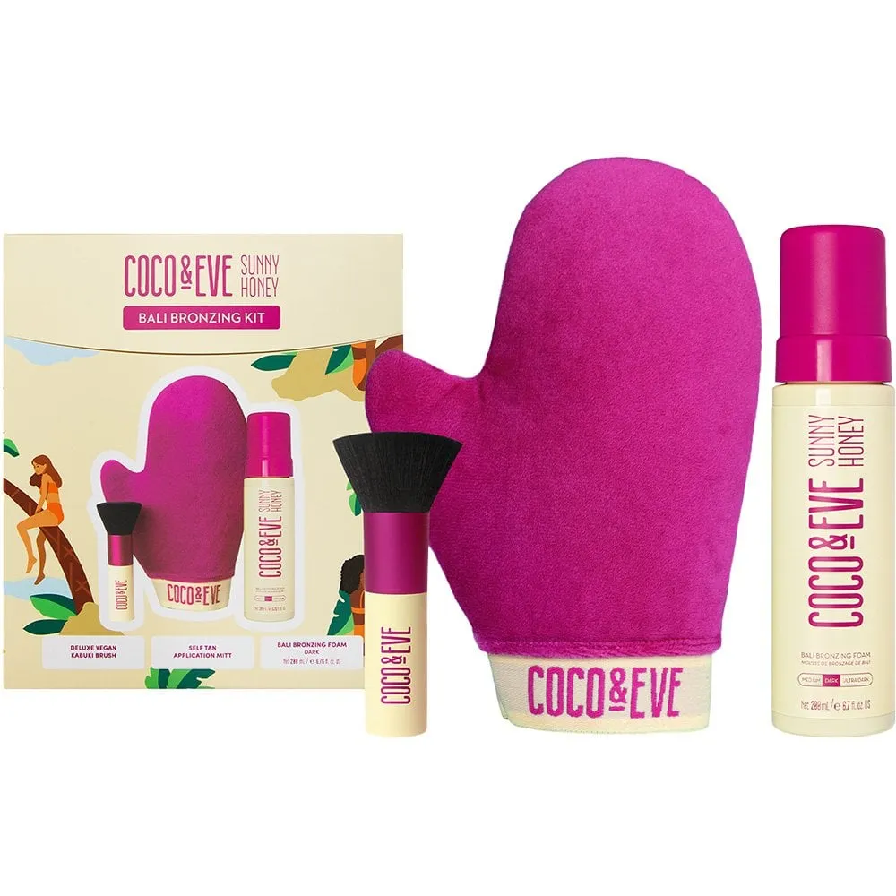 Coco & Eve Bali Bronzing Tanning Kit Dark