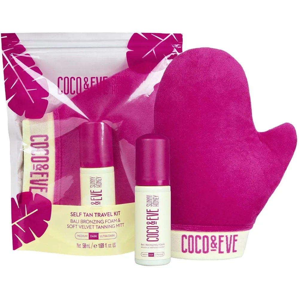 Coco & Eve Tanning Travel Kit Dark