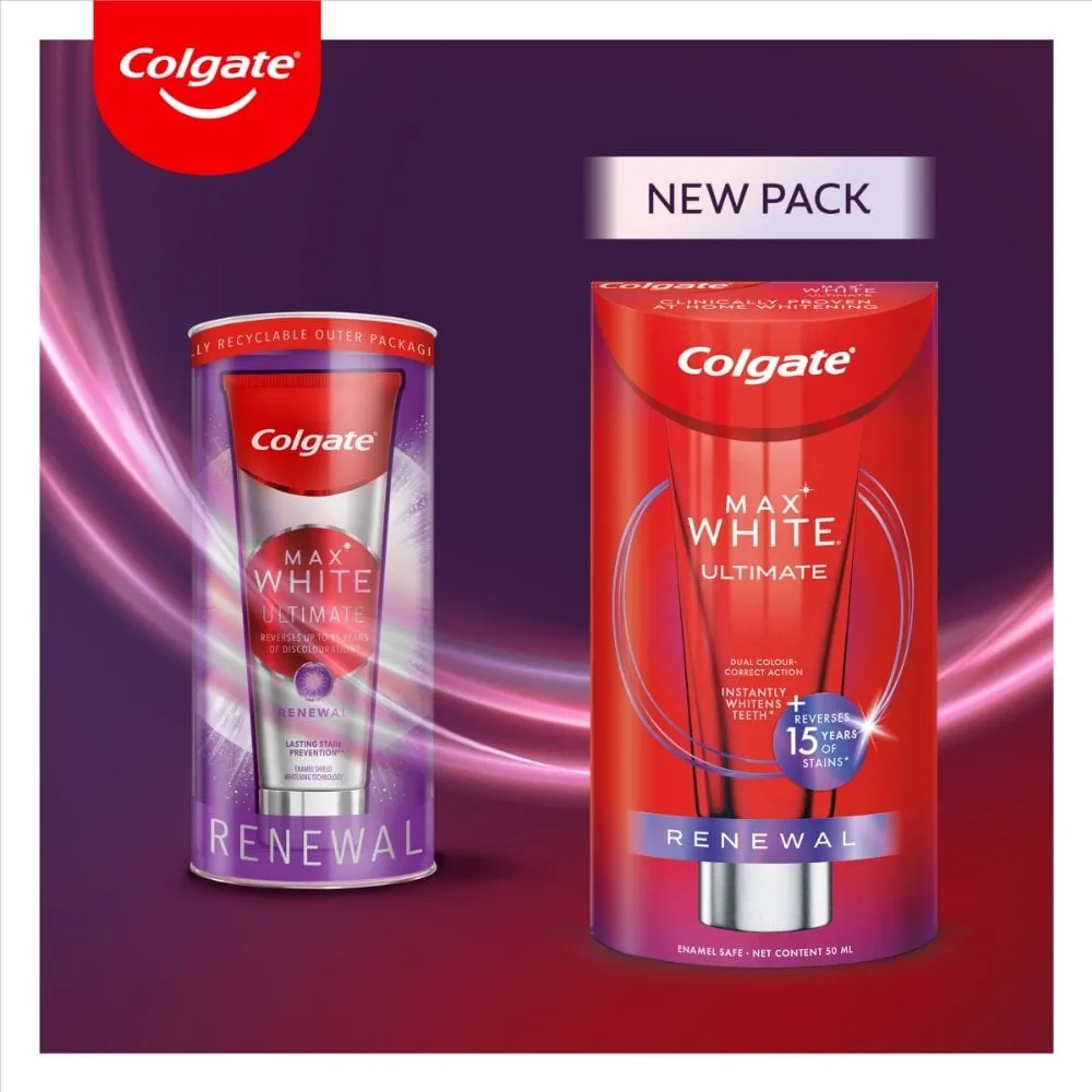 Colgate Max White Ultimate Renewal Toothpaste 75ml