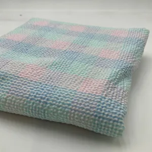 Cotton Blouse Weight, Blue & Pink Check (WDW1940)