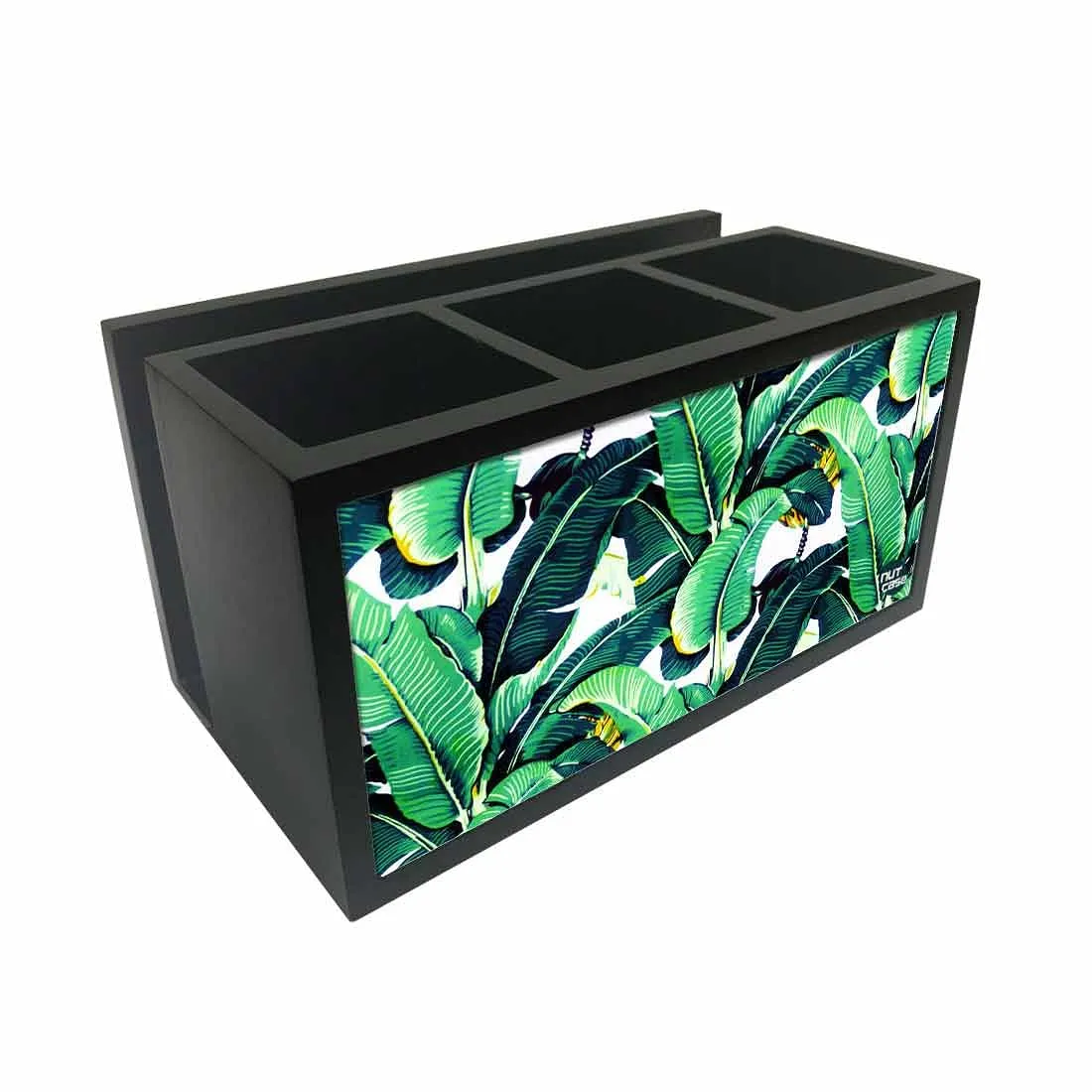 Cutlery Tissue Holder Napkin Stand -  Banana Leaf