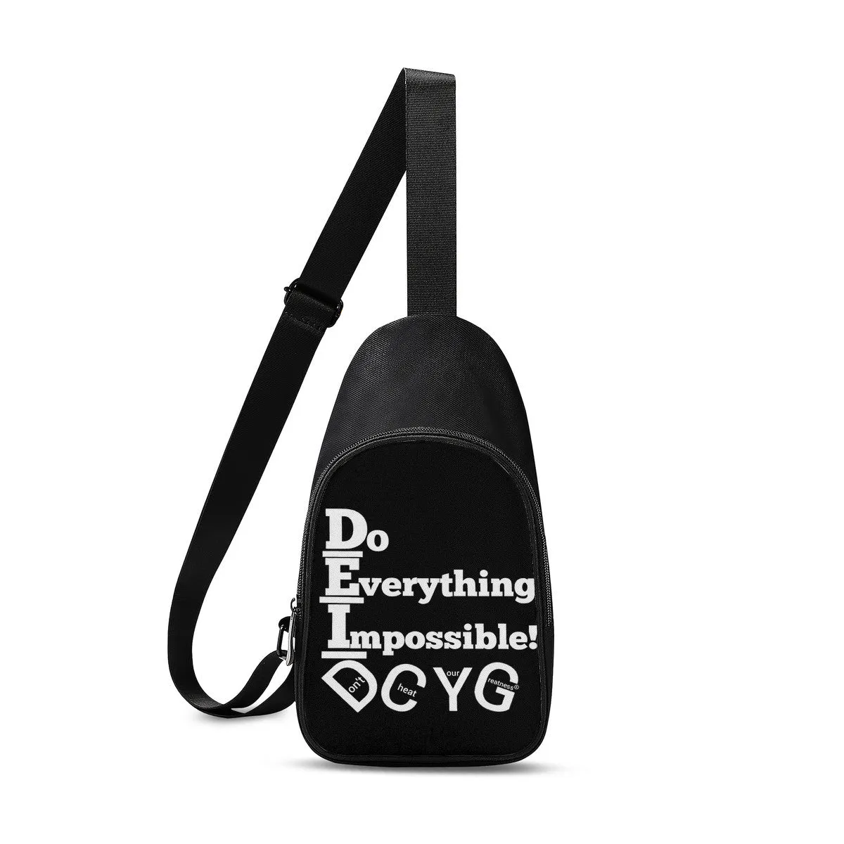 DCYG DEI 24 White & Black  Chest Bag