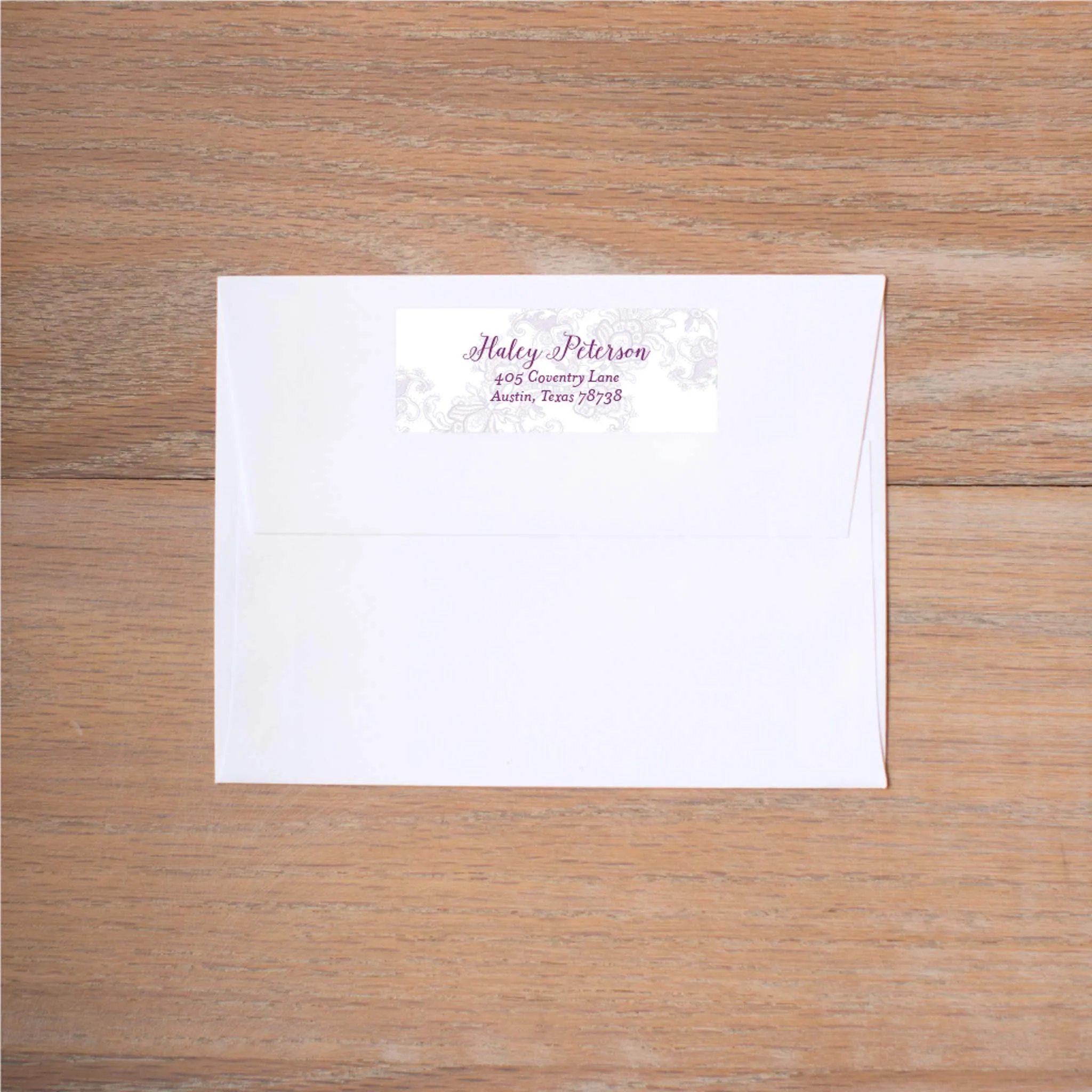 Delicate Lace Return (Home) Address Labels