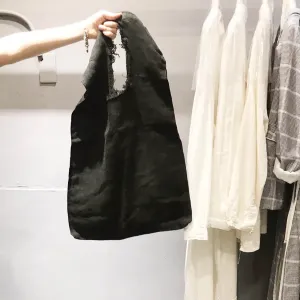 Delle Cose/Large Italy post bag-Black