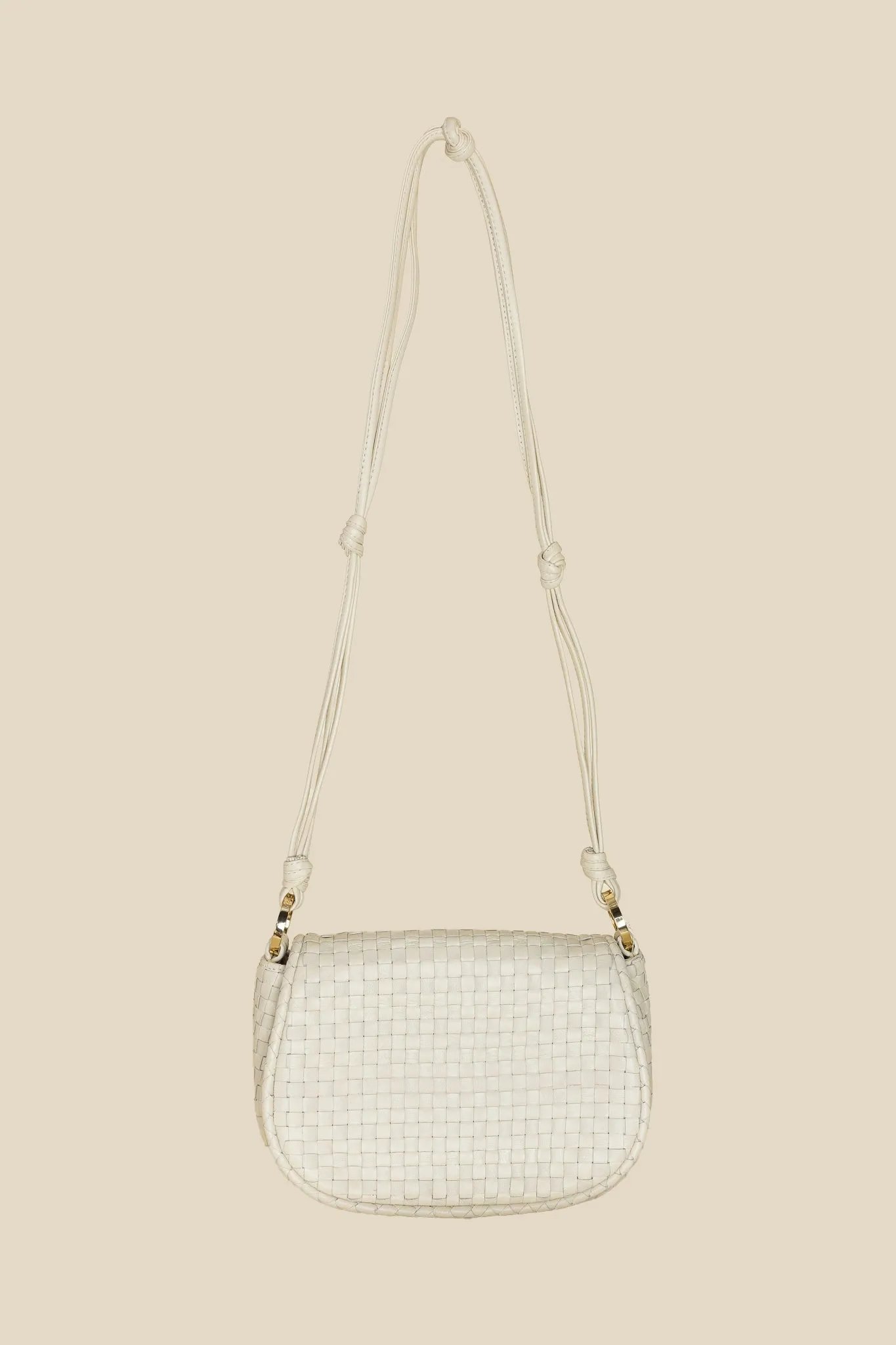 Delphine Woven Saddle Bag