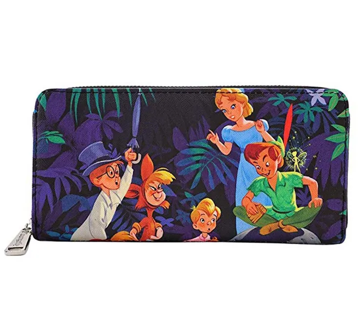 Disney Mini Backpack & Wallet Set Peter Pan Lost Boys Scene Loungefly