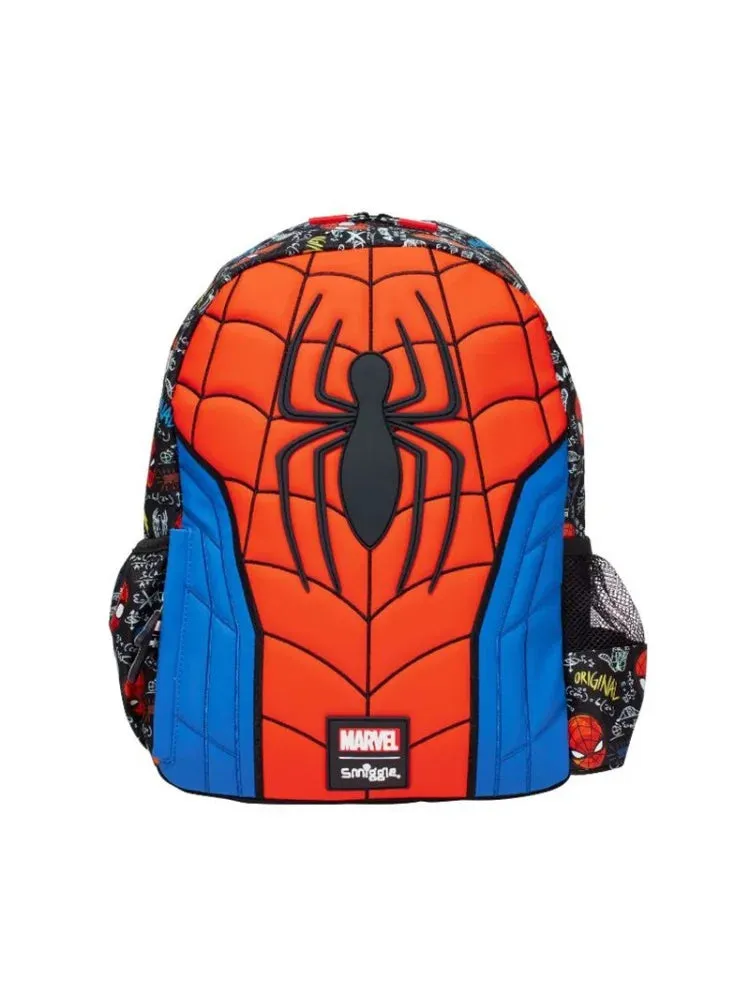 Disney Superhero Boys Backpack – Iron Man & Spiderman School Bag