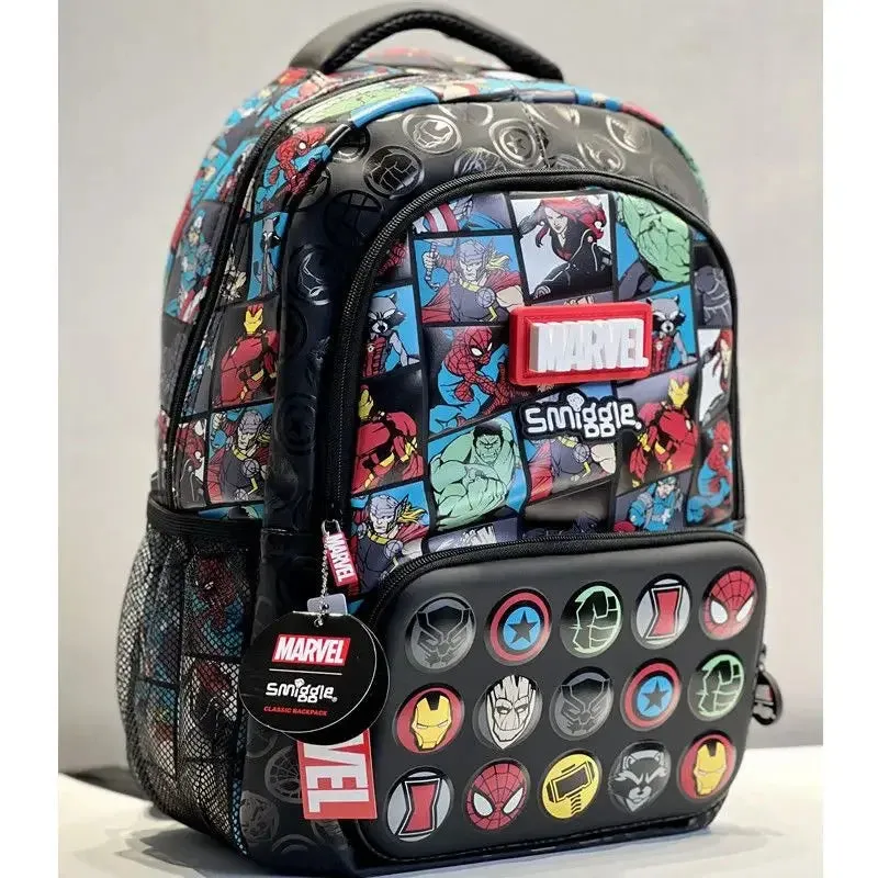 Disney Superhero Boys Backpack – Iron Man & Spiderman School Bag