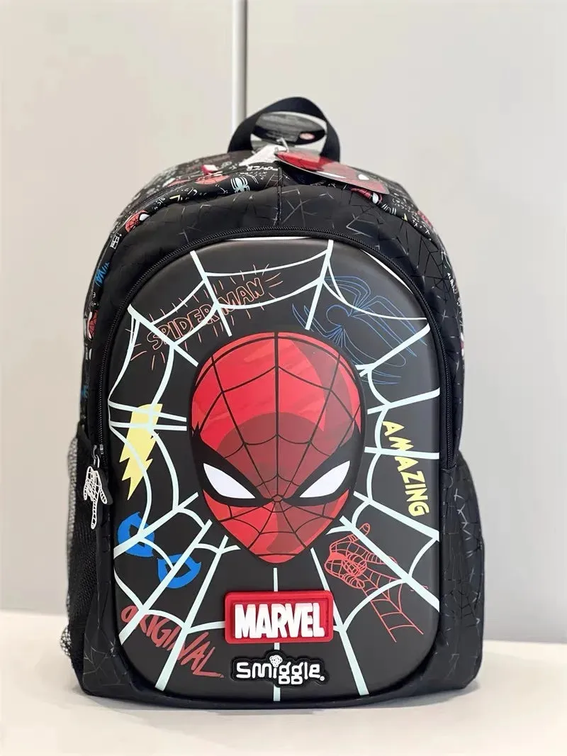 Disney Superhero Boys Backpack – Iron Man & Spiderman School Bag