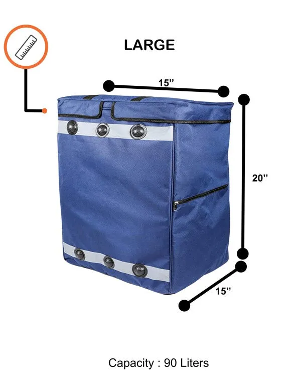 Durable Navy Blue Logistic Delivery Bag | Perfect for E-commerce & Courier | Available in 27" and 20" Sizes