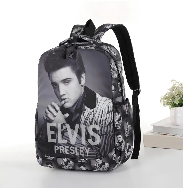 Elvis Presley All Over Print Large Unisex Backpack