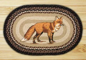 Fox Oval Patch Rug