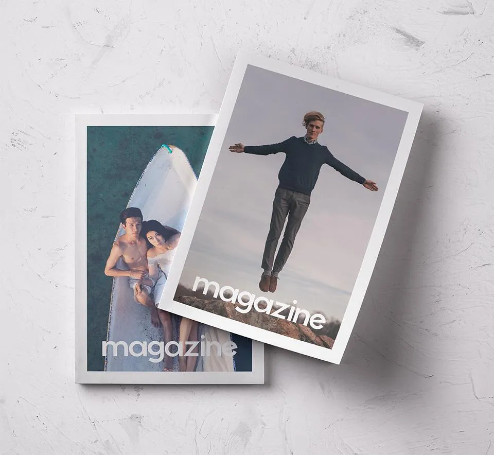 Free Beautiful Psd Magazine Mockup