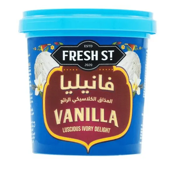 FRESH ST VANILLA ICE CREAM CUP 125ML