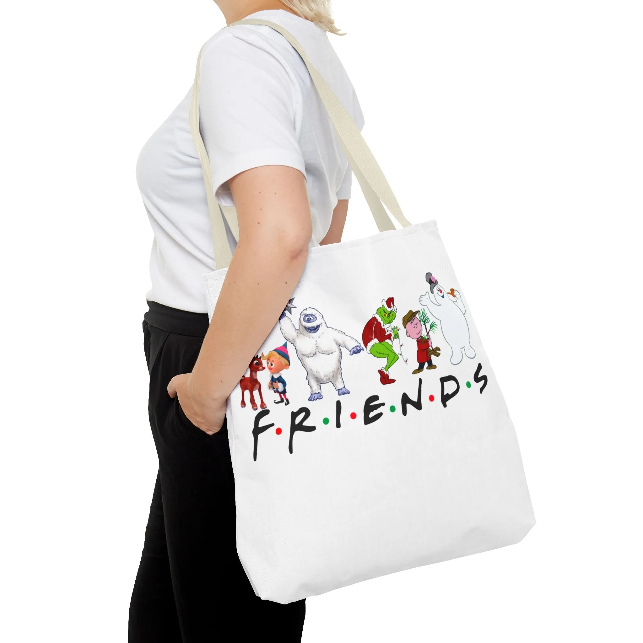 Friends-Themed Tote Bag | Fun & Festive Character Design