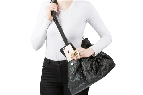 Gigi Sling Carrier- Quilted Black