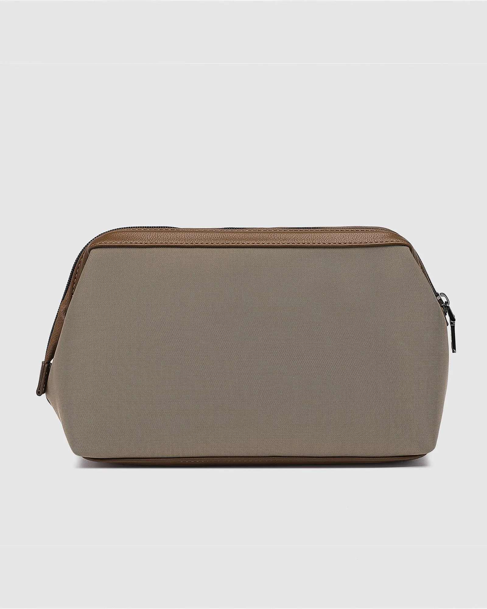 GILBERT MENS TOILETRY BAG NYLON COFFEE