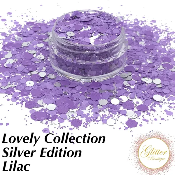 Glitter Boutique Lovely Collection Silver Edition - Lilac