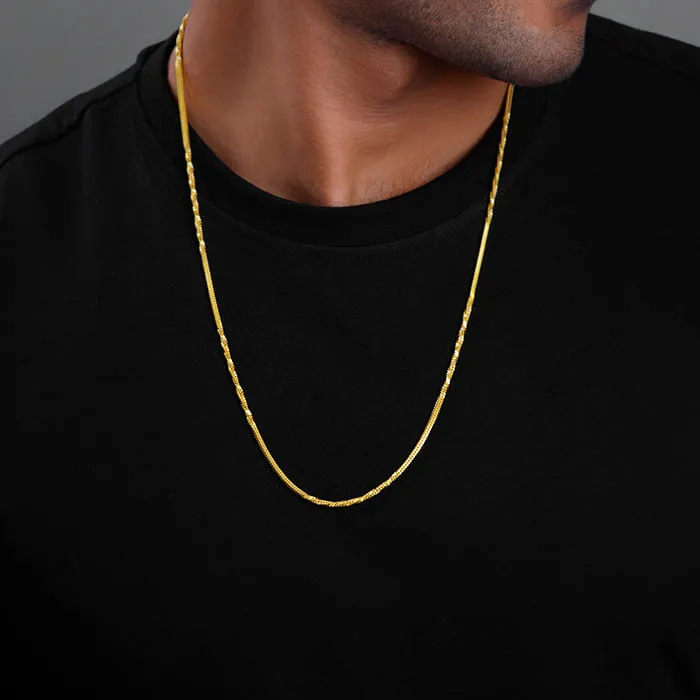 Golden Charismatic Chain For Him