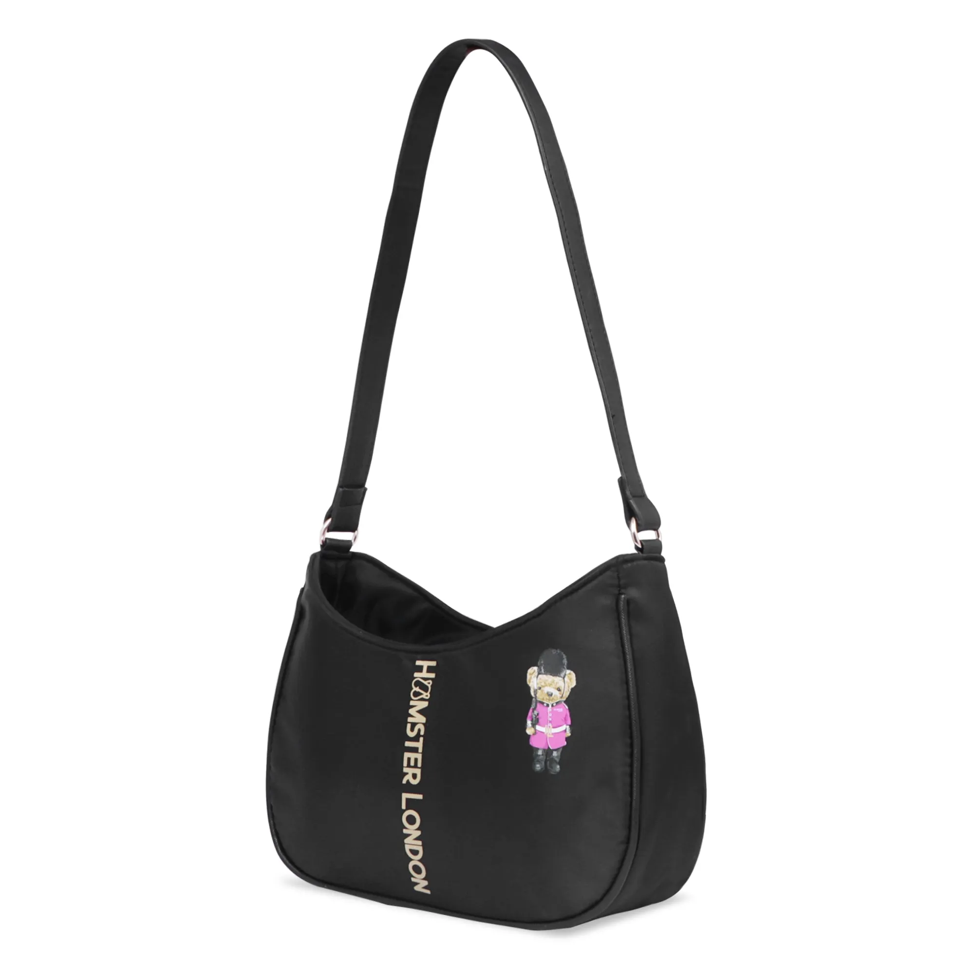 Hamster London Ted H Limited Edition Shoulder Bag Black