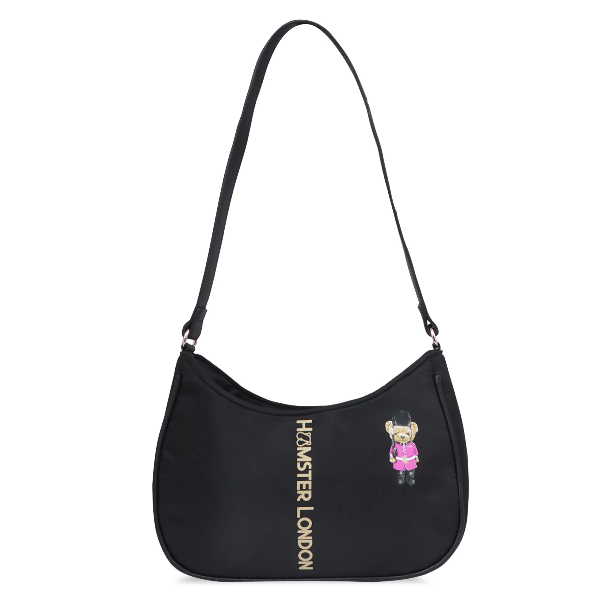 Hamster London Ted H Limited Edition Shoulder Bag Black