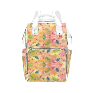 Hawaiian Gold Multi Function Backpack with White Handles