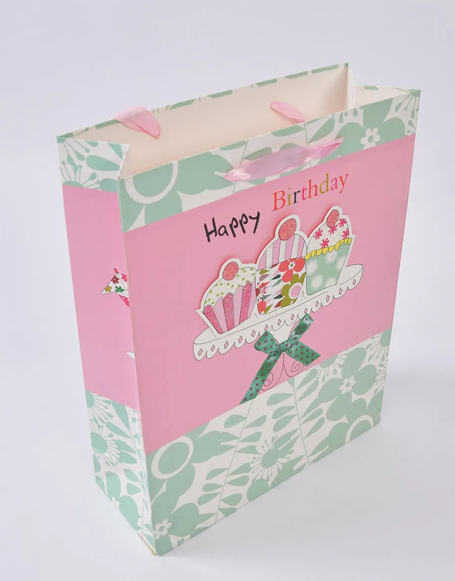 HDY Paper Kraft Tempo Birthday & Wedding Gift Bag D1