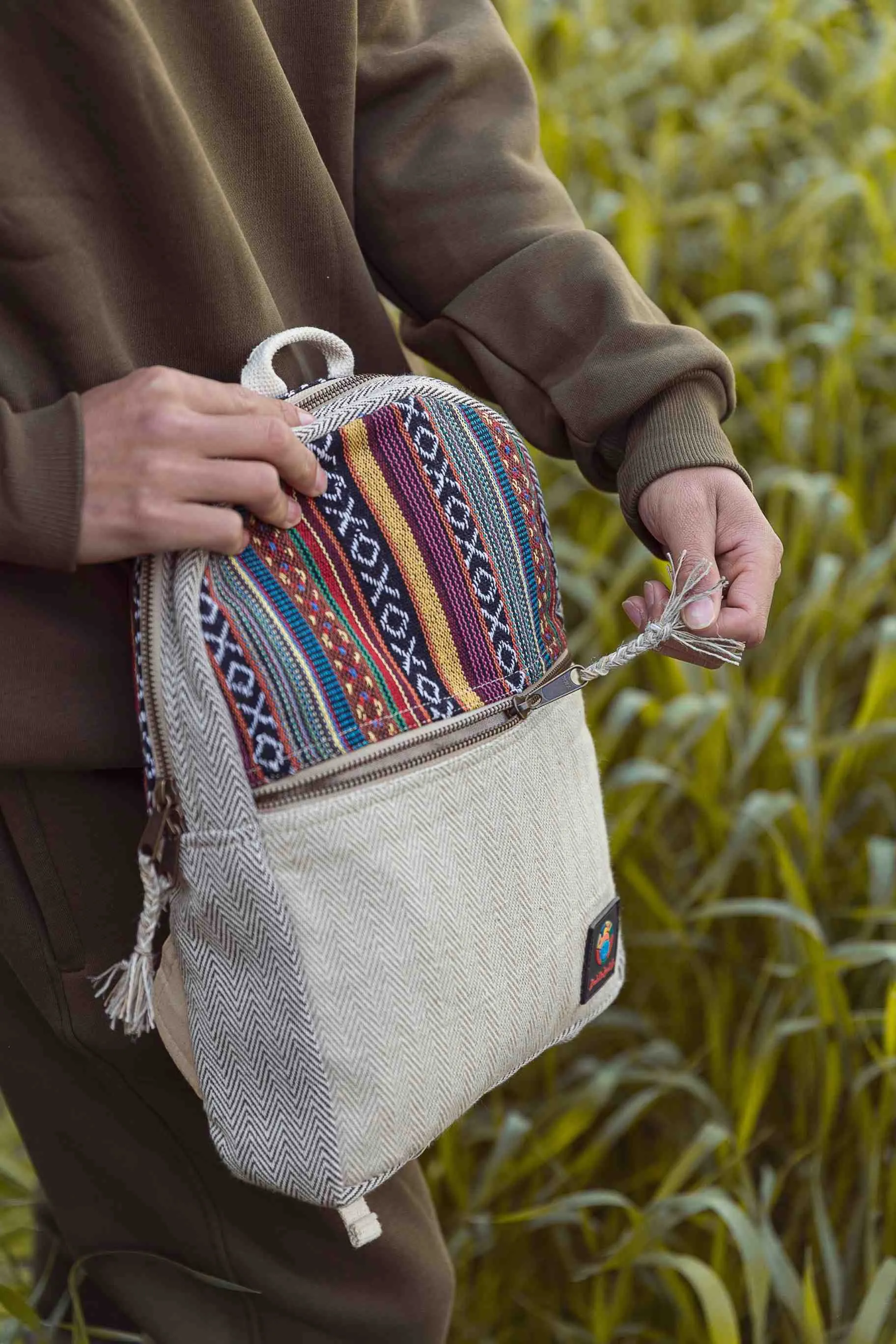 Hemp Backpack Small