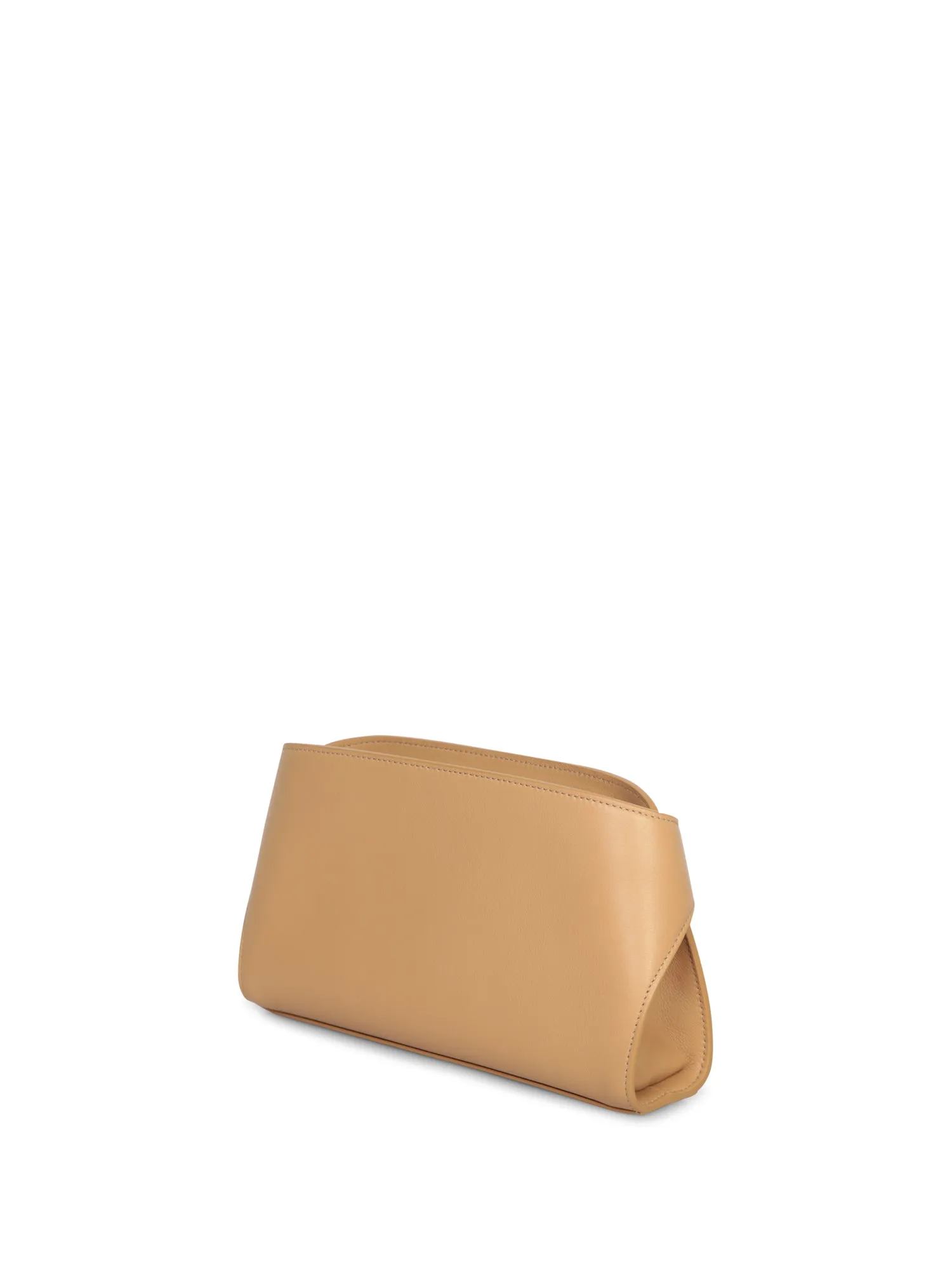 Hug Mini Beige Leather Bag