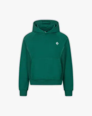 INSIDE OUT HOODIE FORREST GREEN