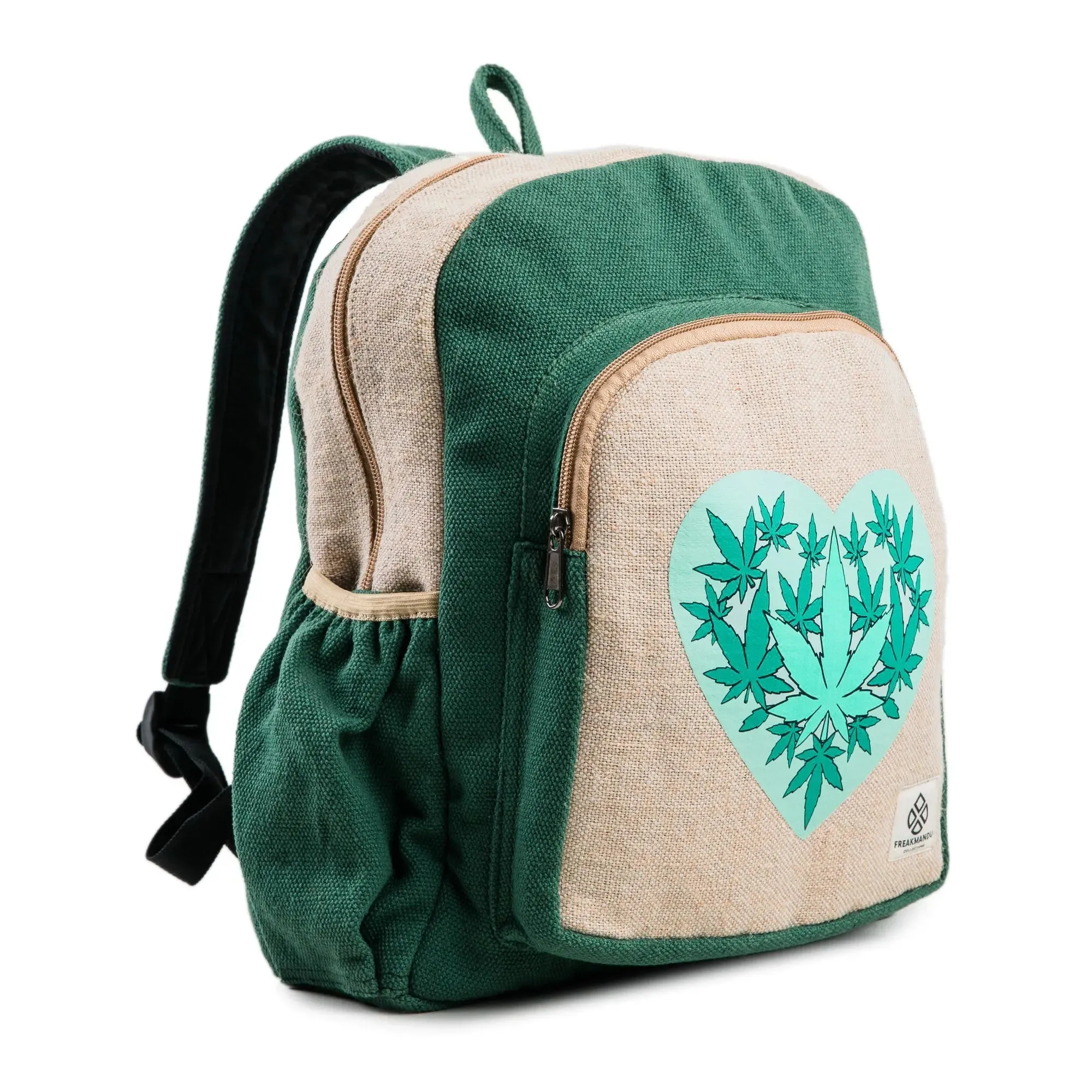 Introducing the "Ganja Heart Hemp Backpack": Where Style Meets Sustainability