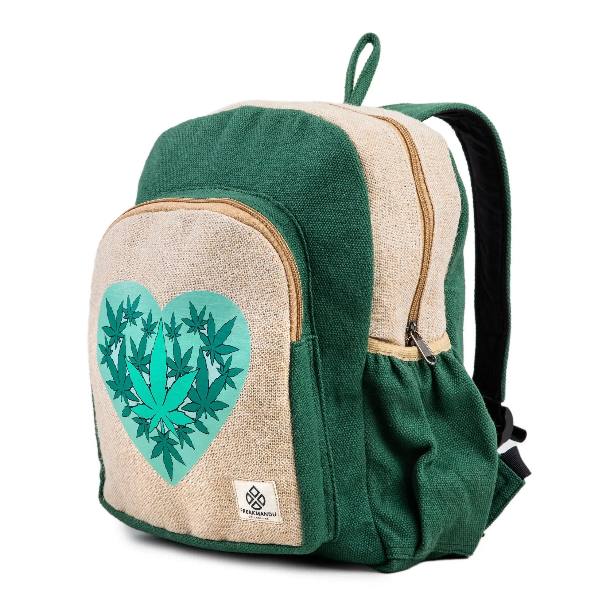 Introducing the "Ganja Heart Hemp Backpack": Where Style Meets Sustainability