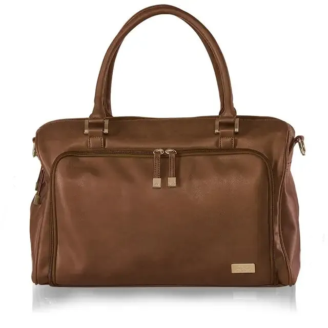 Isoki Double Zip Satchel REDWOOD CHESTNUT (SOK 7)