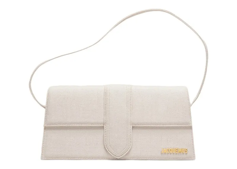 Jacquemus Le Bambino Long Flap Bag Light Greige