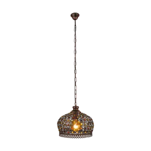 Jadida Large Colour Beaded Pendant