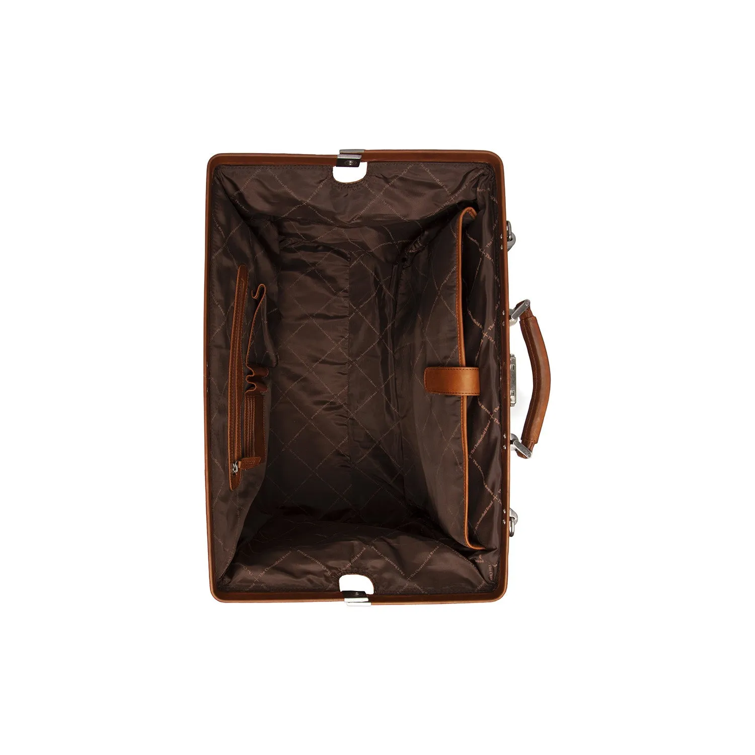 Leather Weekend Bag Cognac Corfu