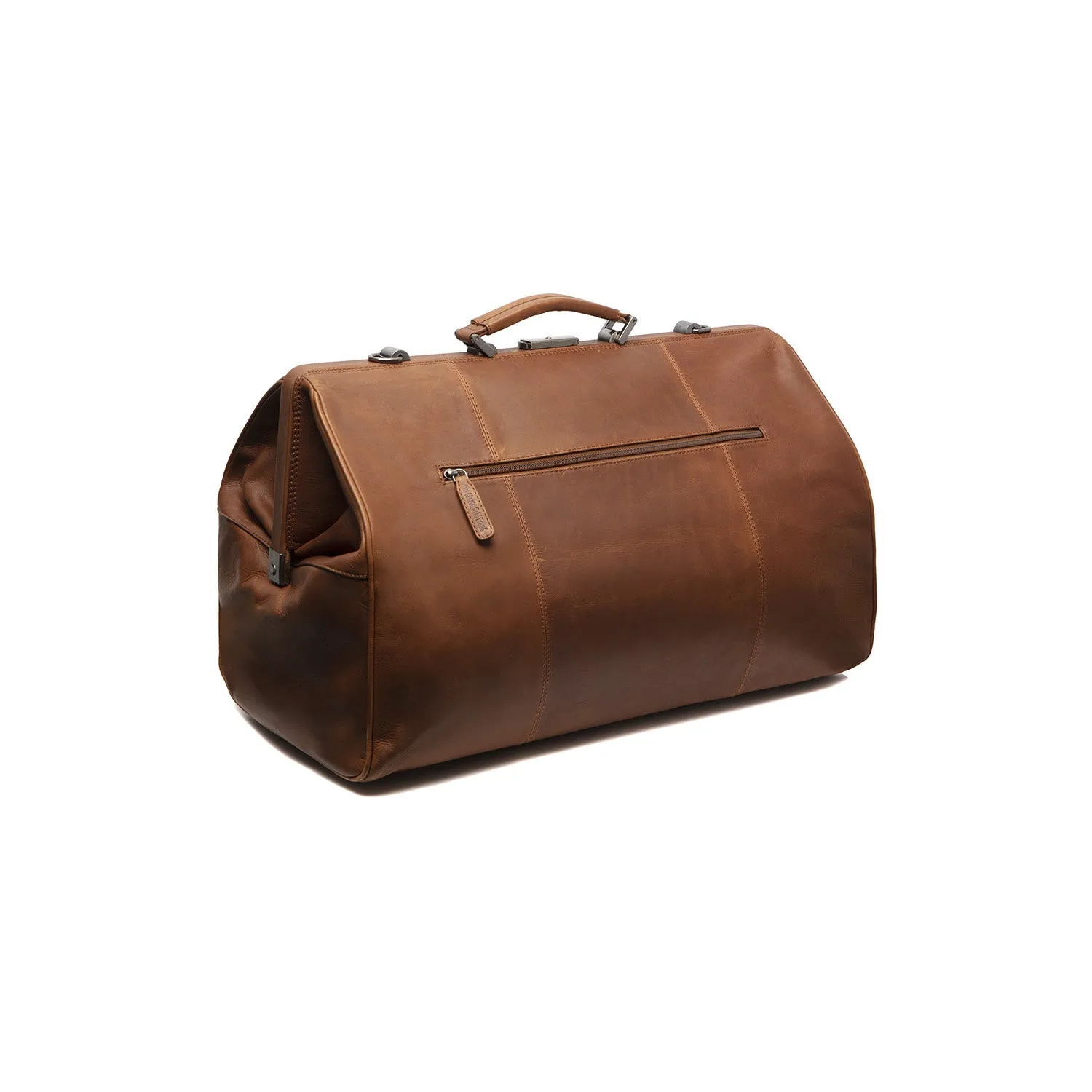 Leather Weekend Bag Cognac Corfu