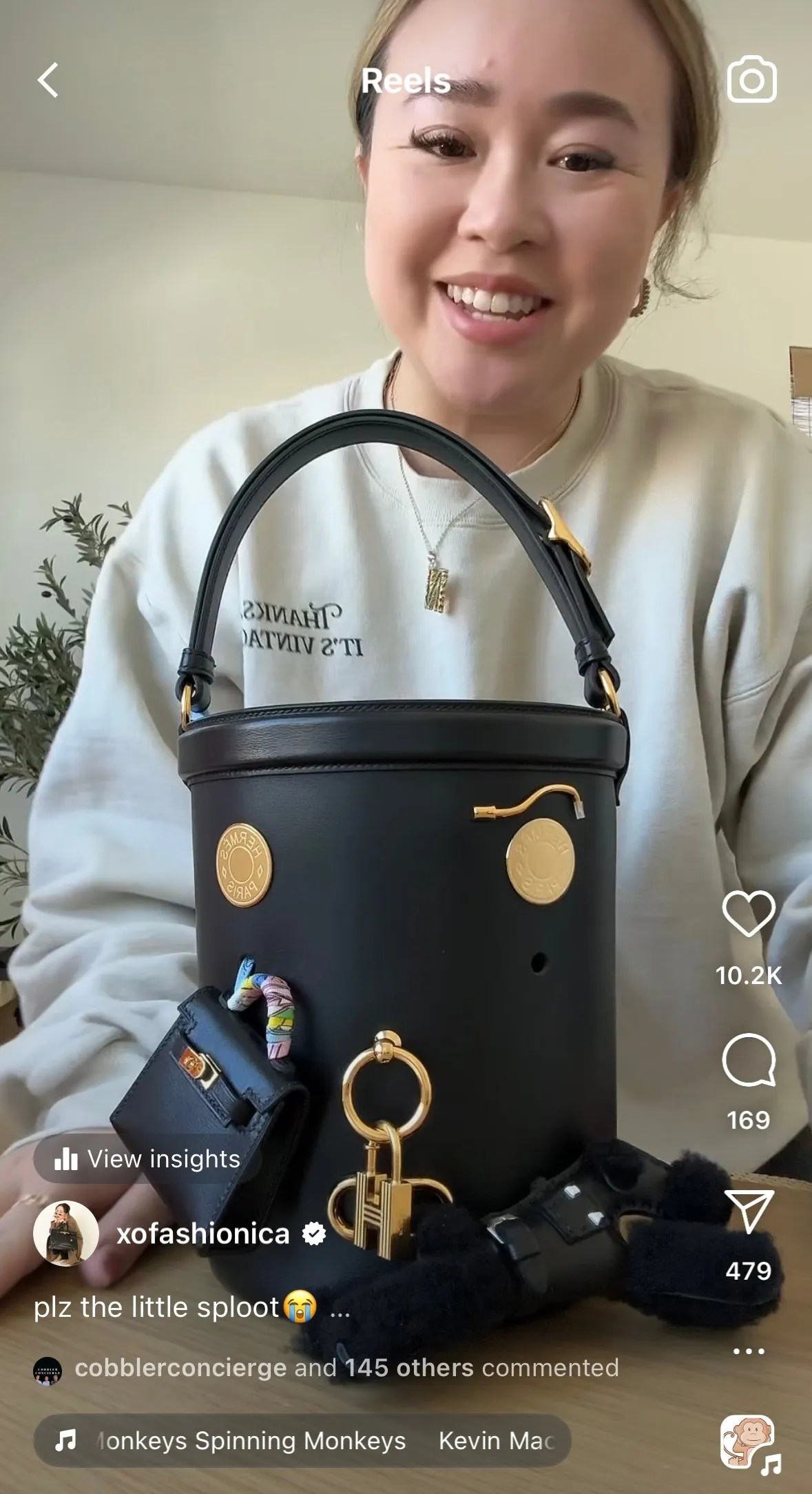 Limited Edition Hermès 2020 Sac de Mangeoire Bucket Bag