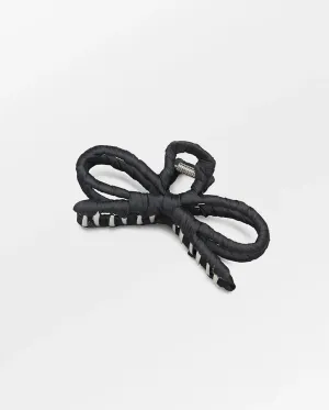 Luster Bow Hair Claw BLACK