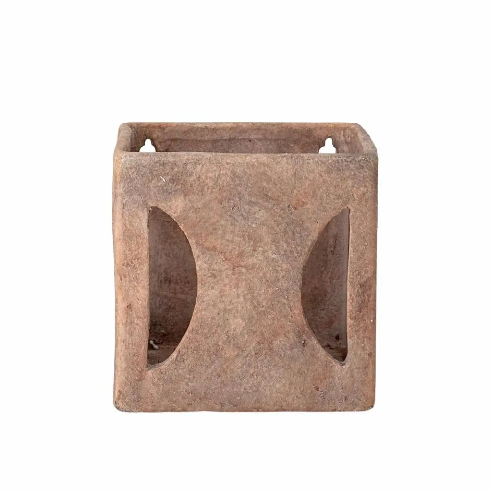 Mai Natural Wall Lantern - Terracotta