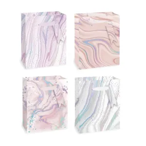 Marble Patterns Gift Bag - 18cm x 23cm x 10cm