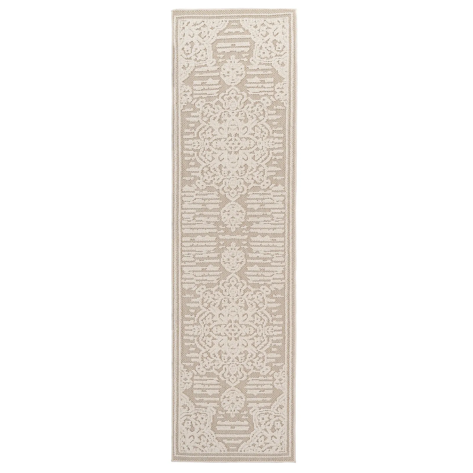 Medallion Beige Area Rug