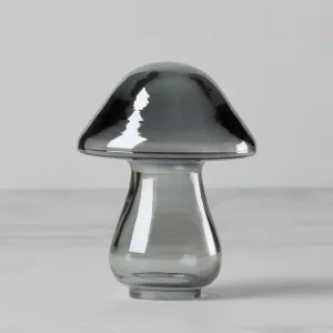 Medium Onyx Luster Glass Mushroom