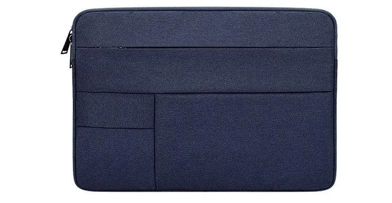 Men's Briefcase Designed Zipper Ultra Light Laptop Bag- NavyBlue