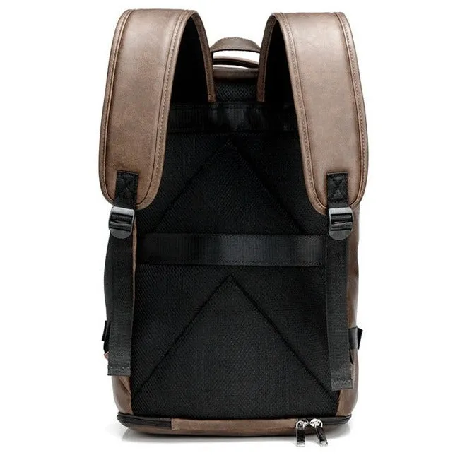 Milano-Calou Functional Leather Backpack