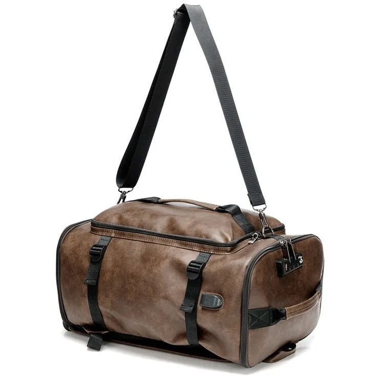 Milano-Calou Functional Leather Backpack