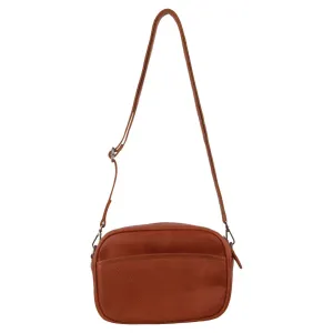 Milleni - NL3737 Ladies Leather camera bag - Cognac